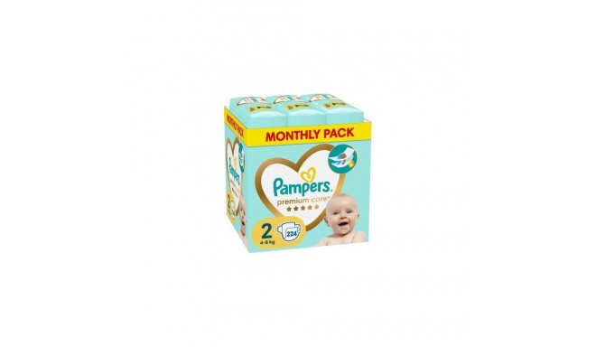 Pampers Premium Care 2 Mini 2 mähkmed, 4-8 kg, 224