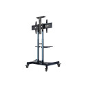 NEOMOUNTS monitor/TV mobiilne põrandastatiiv 32–75-tolline 45kg VESA600x400 kõrguse reguleerimine 10