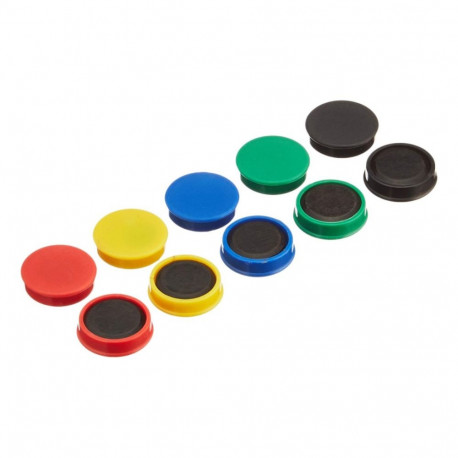 Tahvlimagnet BI-OFFICE Super Strong 30mm punane 10tk pakis