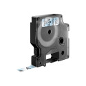 DYMO D1 Standard - must läbipaistev - 9mm