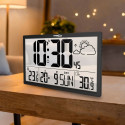 GreenBlue GB218 eriti suur LCD seinakell ilmajaama, temperatuuri ja kuupäeva kuvaga