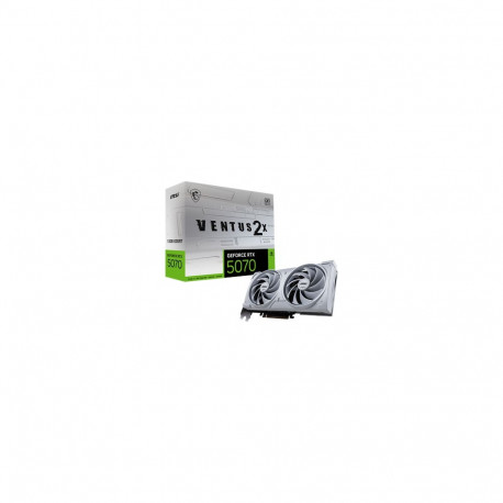 MSI videokaart GeForce RTX 5070 VENTUS 2X OC 12 GB GDDR7, valge