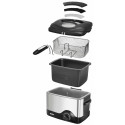 Unold 58615 fryer Single Stand-alone 1200 W Deep fryer Black, Stainless steel