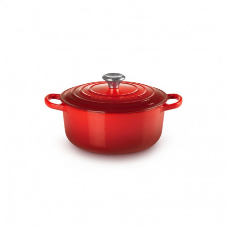 Le Creuset Round Roaster, Cherry, 22cm