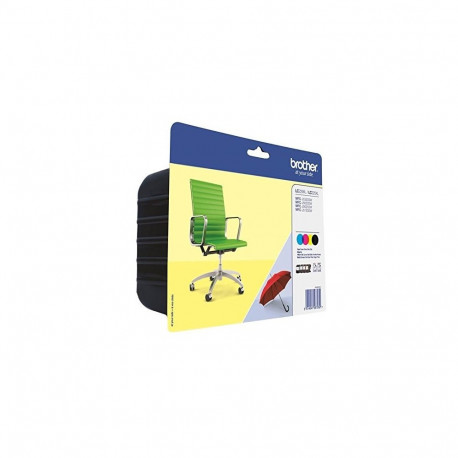 Brother LC229XLVALBPDR originaal tindikassett 4 tk must, tsüaan, magenta, kollane