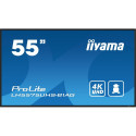 iiyama LH5575UHS-B1AG digitaalne reklaamekraan lamepaneel 138.7 cm (54.6") LCD Wi-Fi 500 cd/m² 4K Ul