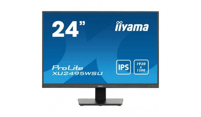 iiyama ProLite XU2495WSU-B7 computer monitor 61 cm (24") 1920 x 1200 pixels 4K Ultra HD LED Black