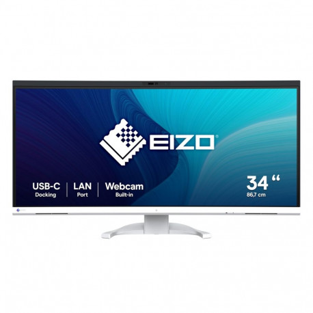 EIZO arvutimonitor EV3450XC-WT 86.6cm (34.1") 3440 x 1440 pikslit UltraWide Quad HD LCD, valge