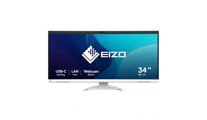 EIZO FlexScan EV3450XC-WT LED ekraan 86.6 cm (34.1") 3440 x 1440 pikslit UltraWide Quad HD valge