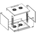 Techly Wall Rack Cabinet 19 6U prof. 450 Grey Assembled" I-CASE EL-1006G45