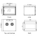 Techly Wall Rack Cabinet 19 6U prof. 450 Grey Assembled" I-CASE EL-1006G45
