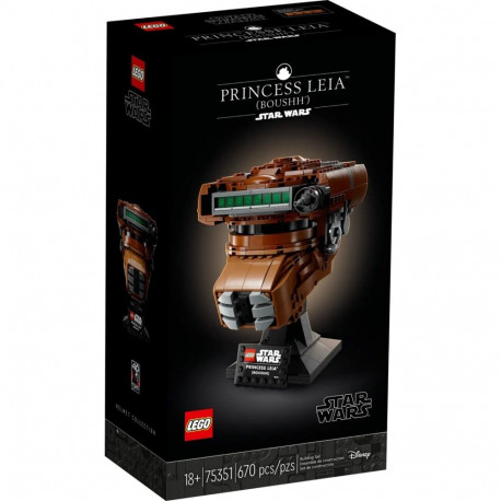 LEGO Star Wars kiivrite kollektsioon 75351 Princess Leia (Boushh)