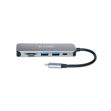 D-Link 5-in-1 USB-C Hub with Card Reader DUB-2325