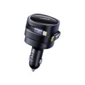 Baseus Enjoyment Max car charger with USB-C+USB-C cables 60W Black