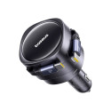 Baseus Enjoyment Max car charger with USB-C+USB-C cables 60W Black