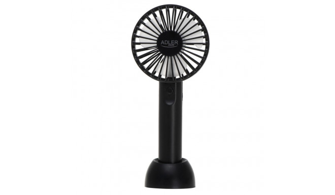 Adler Mini USB Fan | AD 7338 | Desk fan | Black | Diameter 7 cm | Number of speeds 3