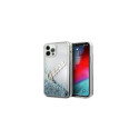 Guess Apple iPhone 12 Pro Max 6.7 hardcase Glitter Vintage Script Blue