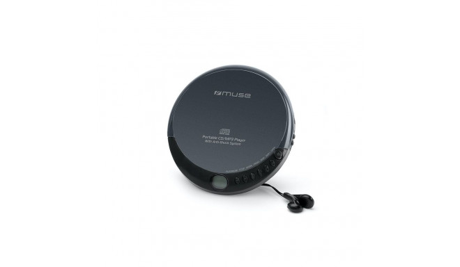 Muse Portable CD/MP3 Player With Anti-shock M-900 DM Black
