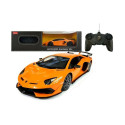 Auto R/C Lamborghini Aventador Rastar 1:24 oranž