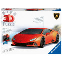 Puzzle 108 elementów 3d pojazdy lamborghini huracan evo verde
