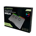 EGC108 Esperanza podstawka chłodząca gaming pod notebook led rgb boreas