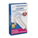 EH184W Esperanza Bluetooth-nööpkõrvaklapid Celebes valge