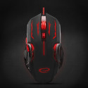 EGM403R Esperanza mysz przewod. gaming led 6d opt. usb apache czerwona