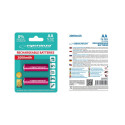 EZA103R Esperanza akupatareid Ni-MH AA 2000mAh 2tk punased