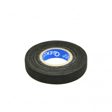 Geko kangasisolatsiooniteip, G01389, 15mm, 15m, PET vill, kummiliim, kõrge paindlikkus, tugev kleepu