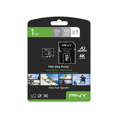 Memory card microSDXC Elite Prime 1TB + adapter SD