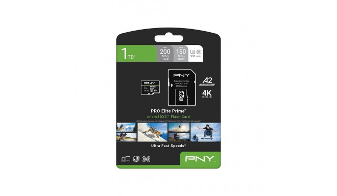 Memory card microSDXC Elite Prime 1TB + adapter SD