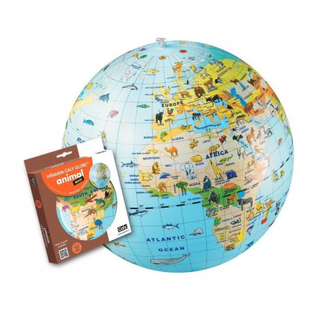 Ball Caly Globe 50 cm - Animals