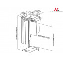 Bracket computer MC-713 B black
