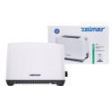 Toaster - Zelmer ZTS7386 2 Slice 750 W with Variable Browning Control and Removable Crumb Tray White