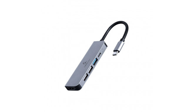 USB Hub - Gembird A-cm-combo5-03, Black