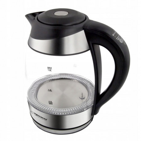 Electric Kettle - Esperanza Ekk026 1.7l Transparent 2200w Black