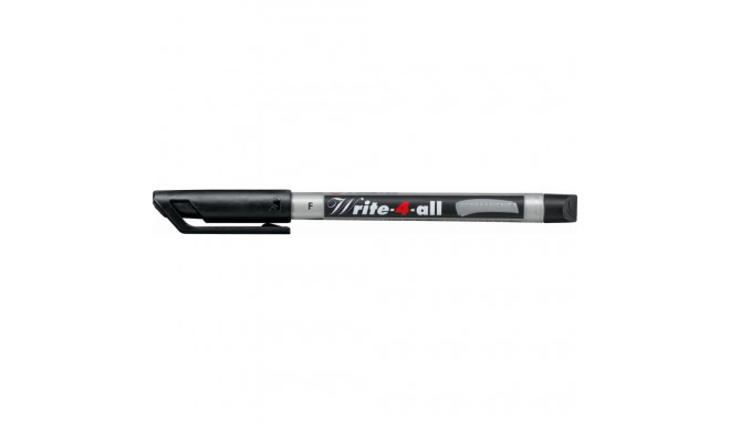 Marker 0,7mm F, must, permanent, Stabilo Write-4-all