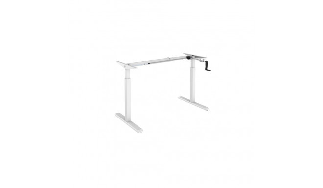 Adjustable Height Table Frame Up Up Ragnar, White (SPEC)