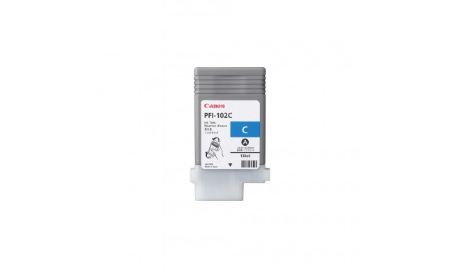 Canon PFI-102C (0896B001) Ink Cartridge, Cyan