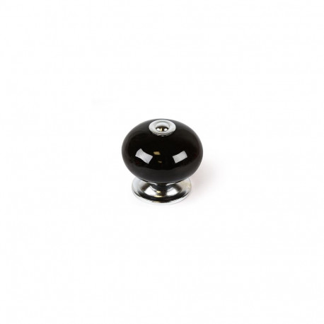 FURNITURE KNOB D40 7-E517.03 BLACK
