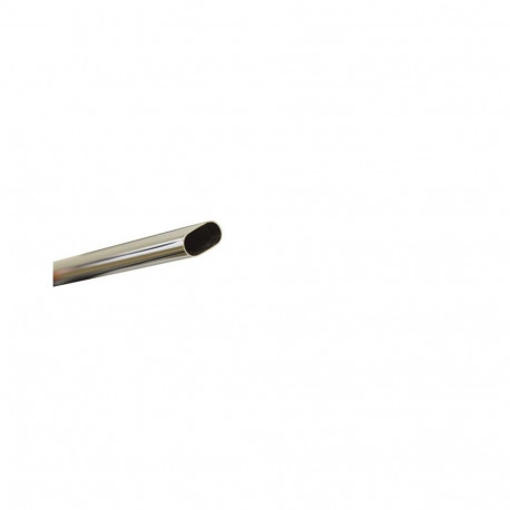 STEEL OVAL TUBE.30X15MM DIA1000MM.CHROME