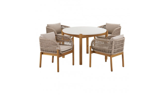 Aiamööbli komplekt Terracina laud ja 4 tooli