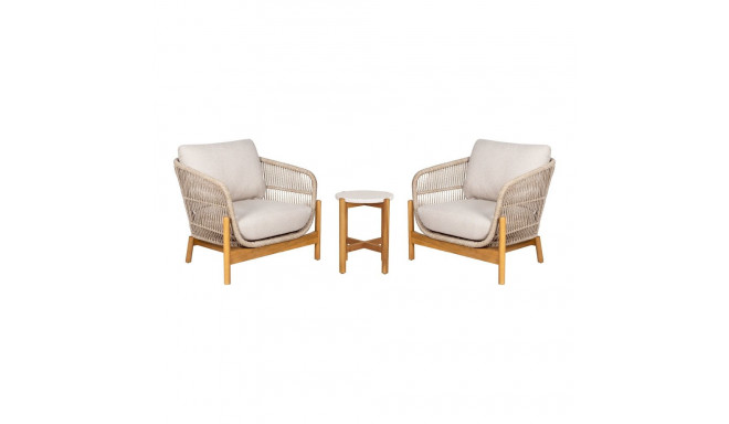 Aiamööbli komplekt Terracina laud ja 2 tooli