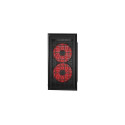 Gembird CCC-FORNAX-950R computer case Midi Tower Black, Red