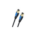 OEHLBACH D1C19352 networking cable Black 1 m Cat8.1