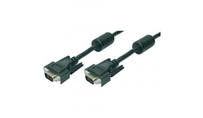 LogiLink 3m VGA VGA cable VGA (D-Sub) Black