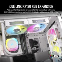 Corsair iCUE LINK RX120 RGB Computer case Fan 12 cm White 1 pc(s)