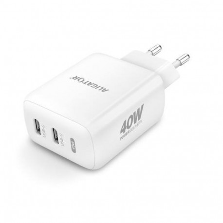 Aligator CHPD0024 mobile device charger Universal White AC Fast charging Indoor