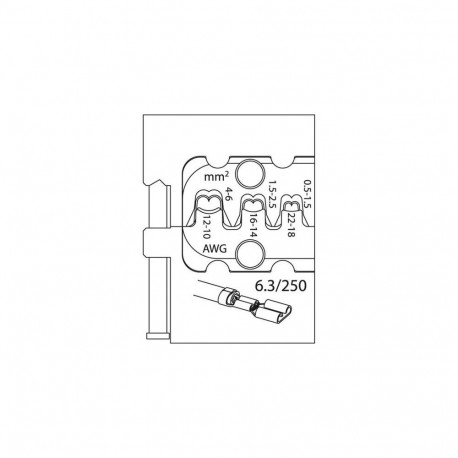 Gedore 1830651 wire connector