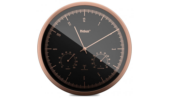 Mebus 19778 radio wall clock with Thermo-Hygrometer